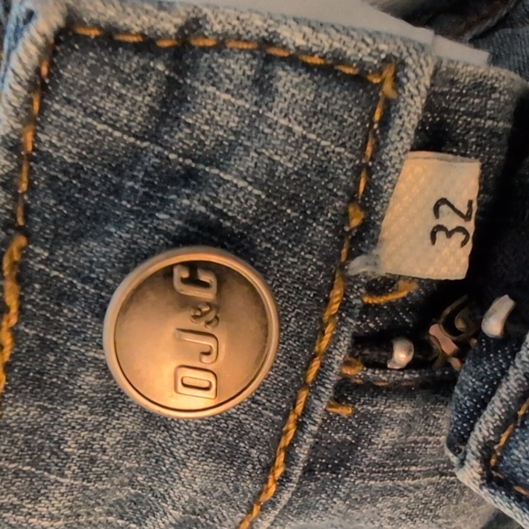 DJ&C Skinny Jeans Men's Dark Navy 5-Pocket Low Rise Dark Wash - Picture 8 of 8